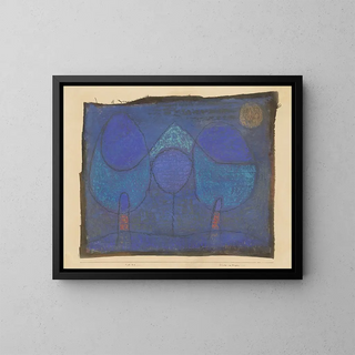 Banc vid vattnet - Paul Klee — inramlat konstverk på väggen