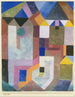 Arkitektur färgglad - Paul Klee — vy av konstverket