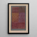 Rideau - Paul Klee — inramlat konstverk på väggen