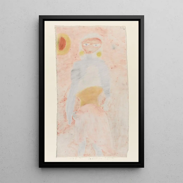 Begynnelsen på cabaret - Paul Klee — inramlat konstverk på väggen