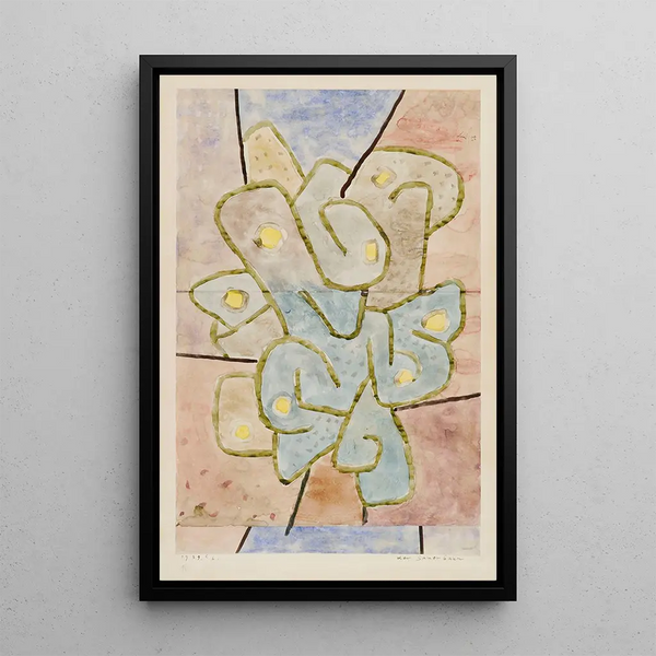 det sura trädet - Paul Klee — inramlat konstverk på väggen