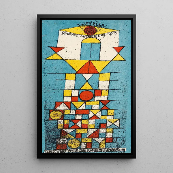 Le Côté Sublime - Paul Klee — inramlat konstverk på väggen