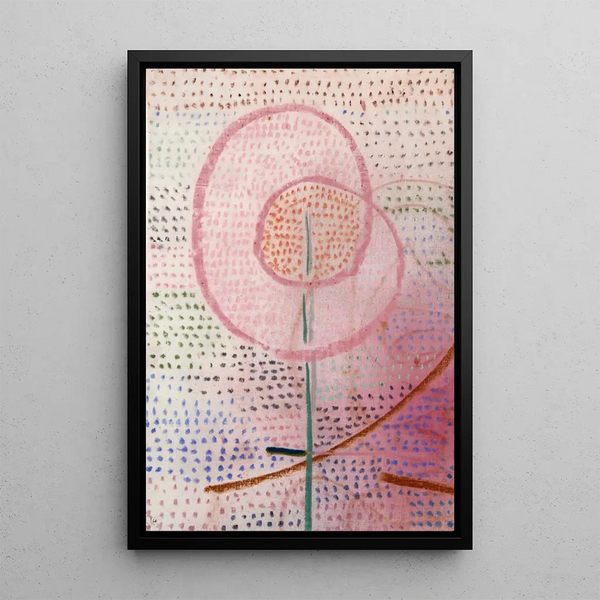 Floraison - Paul Klee — inramlat konstverk på väggen