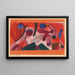 Baies vénéneuses - Paul Klee — inramlat konstverk på väggen
