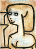 Flicka i sorg - Paul Klee — vy av konstverket