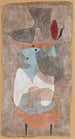 Dame au Chapeau et Petite Table - Paul Klee — vy av konstverket