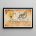Numéros d'art des animaux pour Florina - Paul Klee — inramlat konstverk på väggen