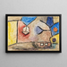 Landskap B L - Paul Klee — inramlat konstverk på väggen