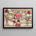 Fête des Lanternes Bauhaus - Paul Klee — inramlat konstverk på väggen
