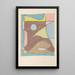 Masque de Guide Sous-Marin - Paul Klee — inramlat konstverk på väggen