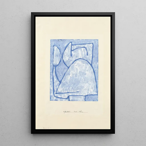 Mot Höger - Paul Klee — inramlat konstverk på väggen