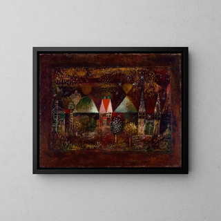 Festin nocturne - Paul Klee — inramlat konstverk på väggen