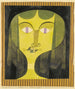 Portrait av en kvinna med violetta ögon - Paul Klee — vy av konstverket