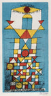 vykort tillägnad utställningen av den framstående personen på Bauhaus - Paul Klee — vy av konstverket