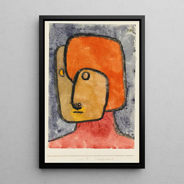 Pretentiös pretentiös - Paul Klee — inramlat konstverk på väggen