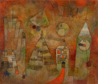 den avgörande timmen vid kvart i tolv - Paul Klee — vy av konstverket