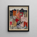 Cité des Églises - Paul Klee — inramlat konstverk på väggen