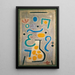 Le vase - Paul Klee — inramlat konstverk på väggen