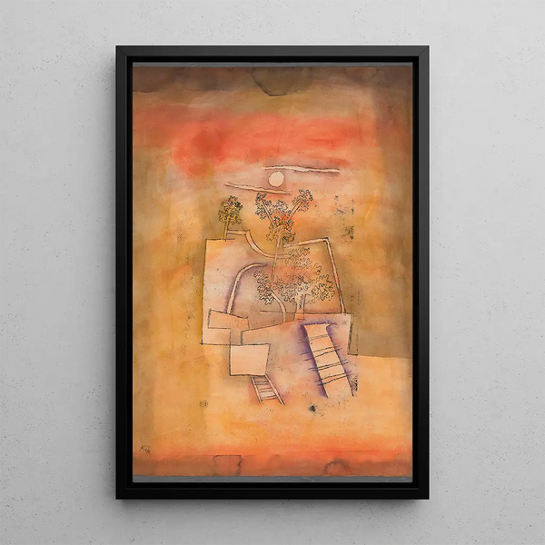 Trädets kultur - Paul Klee — inramlat konstverk på väggen