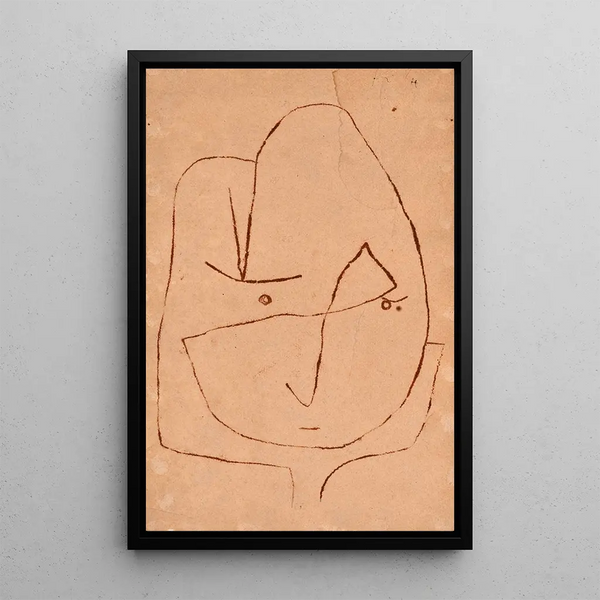 Va se faner - Paul Klee — inramlat konstverk på väggen