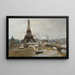 La tour Eiffel et le Champ-de-Mars - Paul Louis Delance — inramlat konstverk på väggen