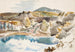 La piscine bleue - Paul Nash — vy av konstverket