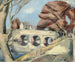 Le Pont de Romney Marsh - Paul Nash — vy av konstverket