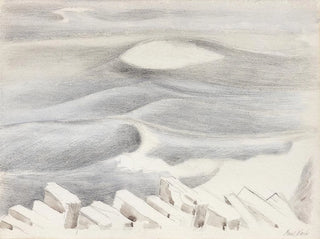 Vågorna - Paul Nash — vy av konstverket