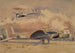 Bombardiers Whitley au Soleil - Paul Nash — vy av konstverket