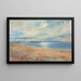 Vue de la plage de Paramé et vue de Saint-Malo prise de Dinard - Paul Paulin — inramlat konstverk på väggen
