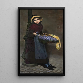 Paul Prouho - The girl selling violets.webp