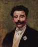 porträtt av Félicien Champsaur 1859-1934 romanförfattare - Paul San — vy av konstverket