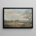 Vue Lointaine de Maidstone depuis Lower Bell Inn Boxley Hill - Paul Sandby — inramlat konstverk på väggen