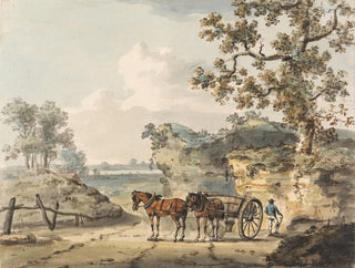 En sandlåda - Paul Sandby — vy av konstverket
