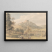 Château de Carreg Cennen - Paul Sandby — inramlat konstverk på väggen