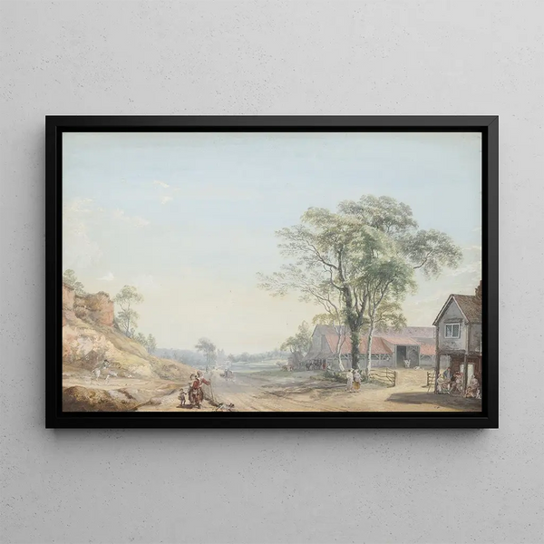 Midi - Paul Sandby — inramlat konstverk på väggen