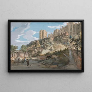 Paul Sandby - The Hundred Steps and Winchester Tower Windsor Castle Berkshire.webp