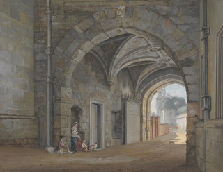 La porte de la reine Élisabeth - Paul Sandby — vy av konstverket