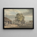 La cour à bois du Grand Parc de Windsor - Paul Sandby — inramlat konstverk på väggen