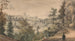 Vue du château de Richmond, Yorkshire - Paul Sandby — vy av konstverket