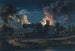 Château de Windsor från Datchet Lane under en festlig natt 1768 - Paul Sandby — vy av konstverket