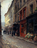 Le Cabaret du Pré Lunette Rue des Anglais - Paul Schaan — vy av konstverket