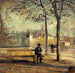 Le Quai de l'Hôtel de Ville vu de l'île de la Cité - Paul Schaan — vy av konstverket