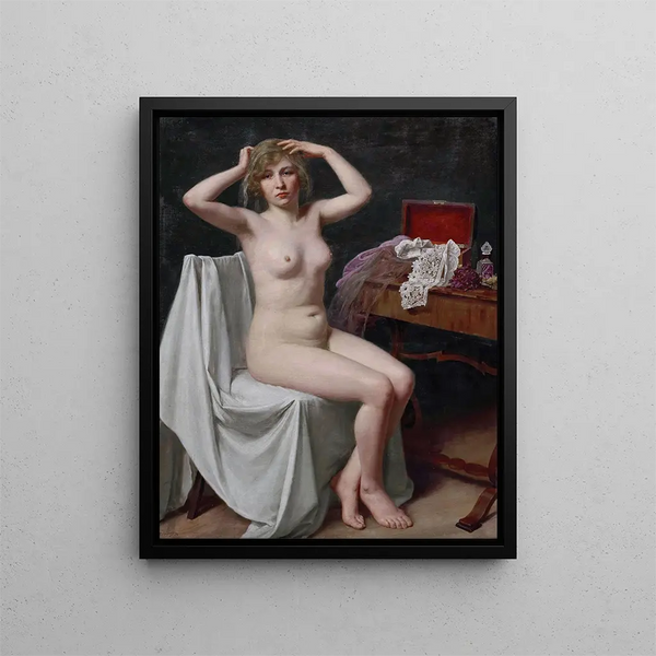 Paul Scholz - Frauenakt mit Schleier.webp
