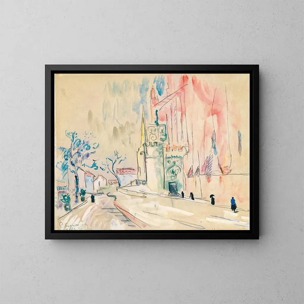 Albi - Paul Signac — inramlat konstverk på väggen
