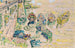 Bourg-Saint-Andéol - Paul Signac — vy av konstverket