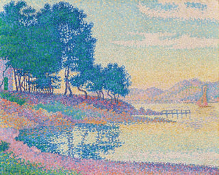 Calanque des Canoubiers, Pointe de Bamer, Saint-Tropez - Paul Signac — vy av konstverket