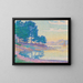 Calanque des Canoubiers, Pointe de Bamer, Saint-Tropez - Paul Signac — inramlat konstverk på väggen