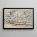 Cancale - Paul Signac — inramlat konstverk på väggen