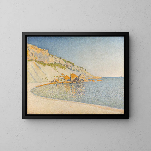 Cassis, Cap Lombard, Opus 196 - Paul Signac — inramlat konstverk på väggen